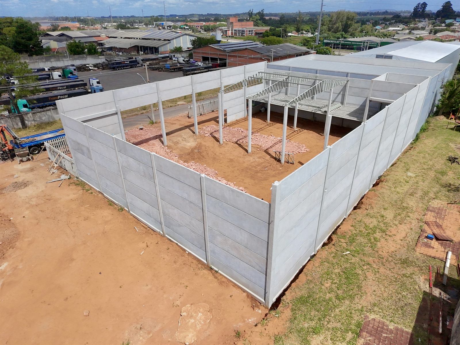 Obra completa em pré-moldado Pavimold