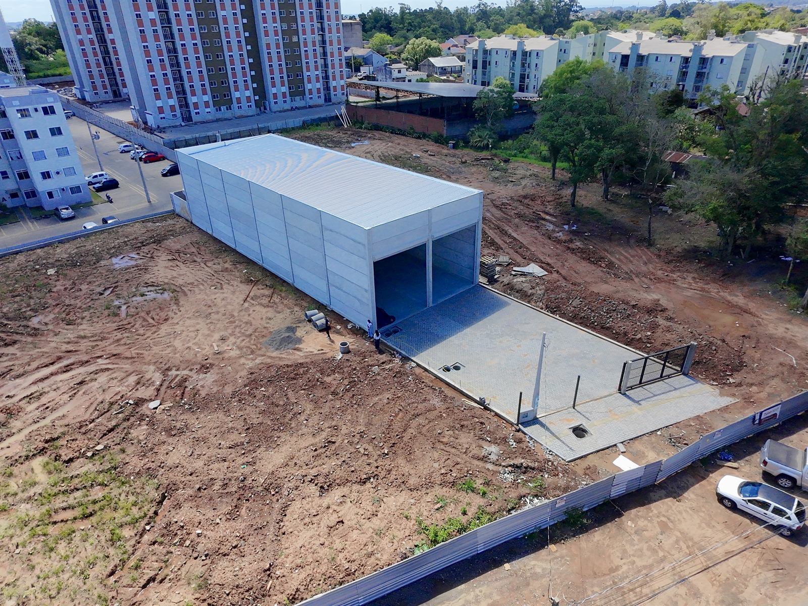 Obra recém-entregue Pavimold